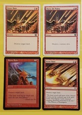 #365 | STONE RAIN | "PLAYSET" | 8th 9th + TEMPEST + CHAMPIONS KAMIGAWA MTG | LP