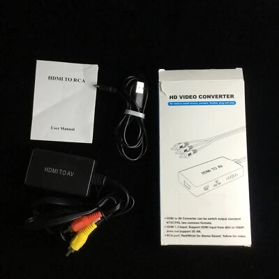 HDMI Converter Adapter HD Link Cable for Xbox 1080p 720p, FAST FREE SHIPPING! - Image 1 of 4