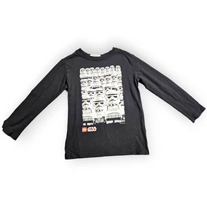 Lego Star Wars T-Shirt One Size Black White Stormtrooper Long Sleeve Tee  - Picture 1 of 7