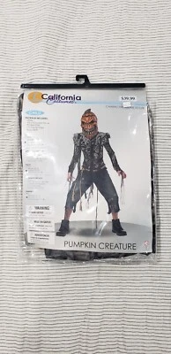 Fantasia de Criatura Abóbora Oca, Monstro Criança Garotos 10-12 - Imagem 1 de 4