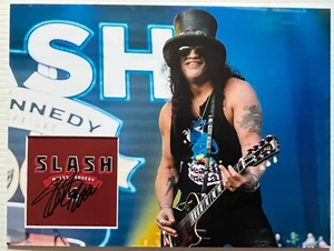 Slash Autograph MUSIC Signed 12x16 Photo Mount [K1806] - Picture 1 of 4