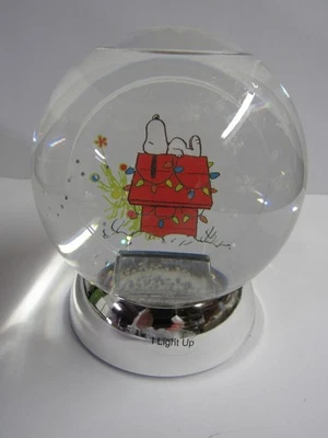 DEPARTMENT 56 Dept 56 Peanuts Lighted Snoopy's House Water Globe 4059491 Free Shipping