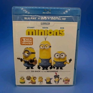 Minions (Blu-ray + DVD, 2015, Universal) Combo Pack w/ 3 Mini Movies - Imagen 1 de 4