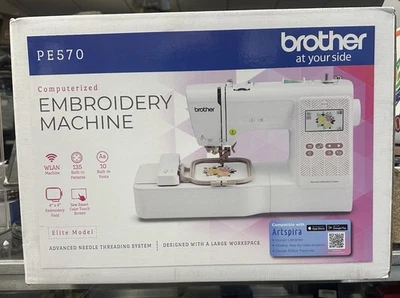 Brother (PE570) -Elite Computerized Embroidery Machine....NEW!!....FREE S&H!! - Image 1 of 4