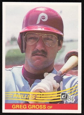 1984 Donruss #285 Greg Gross   - FREE SHIP - Image 1 of 2