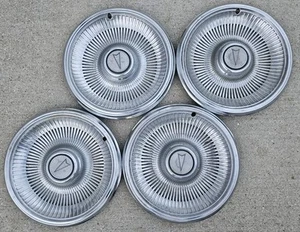 1980 1981 Pontiac Le Mans 14" Wheel Hub Caps GM OEM (Set of 4) - Picture 1 of 12