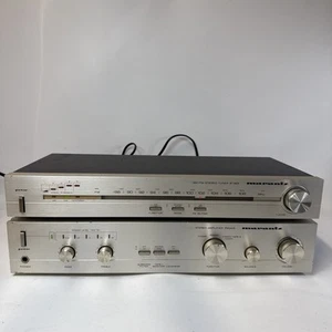 Marantz Amplificatore Stereo Vintage PM225 + SINTONIZZATORE Stereo AM/FM ST325 Argento Testato - Foto 1 di 16