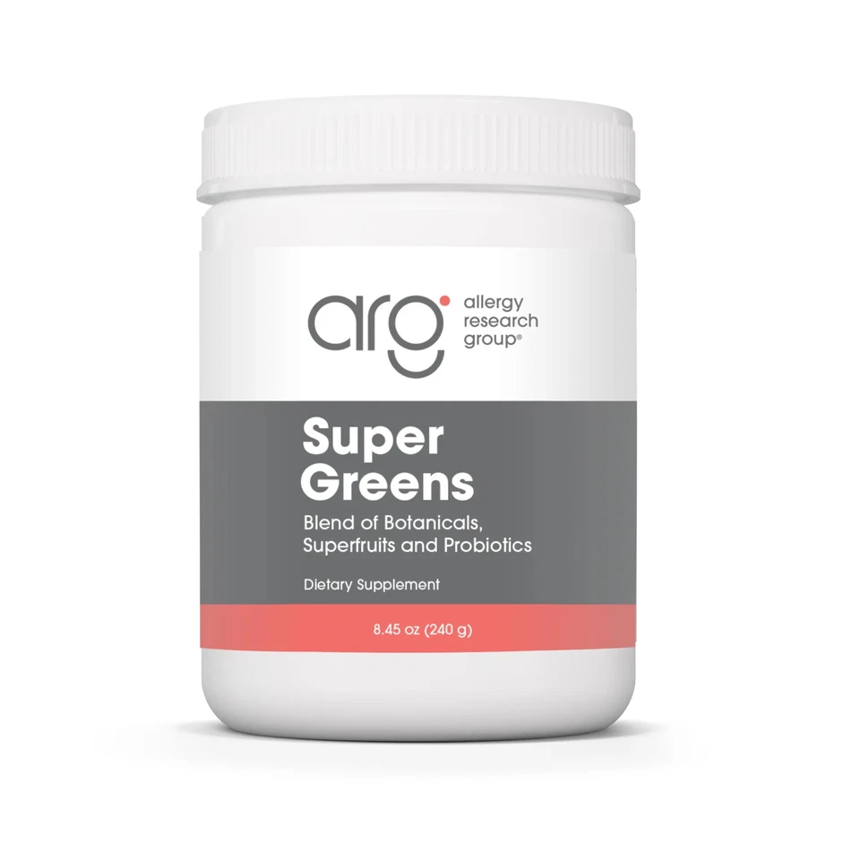 Pó Allergy Research Group Super Greens 8,45 oz - Imagem 1 de 3