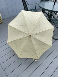 Vintage The 21 Club NYC Umbrella wood handle Italy - Picture 1 of 9