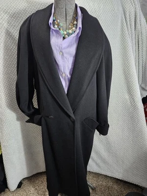 Abrigo de lana Ashley Scott vintage para mujer abrigo largo clásico EE. UU. XL Foto 1 de 4