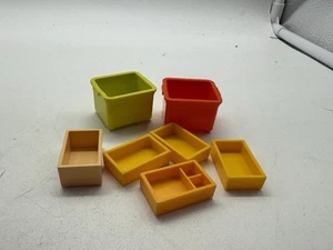 Playmobil Crate X7 School Toy Bin House Dollhouse Minis - Picture 1 of 1