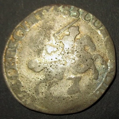 Certificate Authenticity 1685 Colonial New York Silver Knight Schilling Deventer - Image 1 of 3