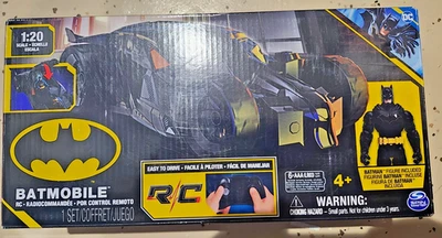Spin Master Batmobile RC 1:20 Scale DC With Batman Action Figure - No figure - Image 1 of 4