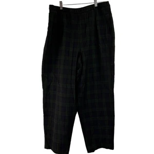 Pendleton pantaloni vintage a quadri in lana vergine taglia 18 - Foto 1 di 6