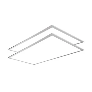 2x4 LED Flat Panel Light 49W Max 6125LM Dimmable CCT 4000K/5000K/6500K 2Pack - Picture 1 of 8