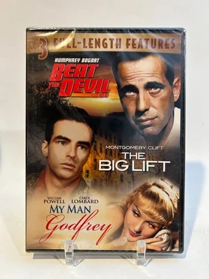 3 Full-Length Features [Beat the Devil/Big Lift/My Man Godfrey] (DVD) BRAND NEW - Image 1 of 2
