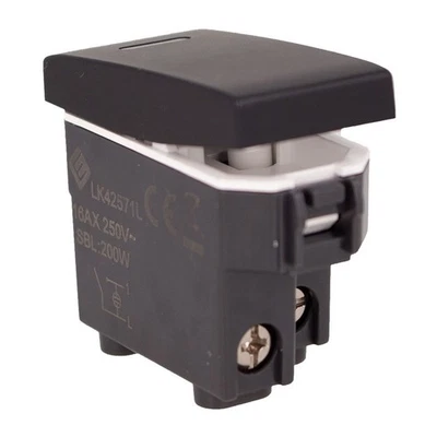 Interruttore Unipolare 1P 16A Con Indicatore Luce Led Colore Bianco Compatibile  - Immagine 1 di 3