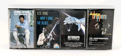 Lionel Richie, B.B. King, Autograph, The Honey Drippers Cassette Tapes Tested Foto 1 de 4