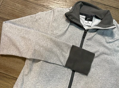 Nike DRI-FIT Chaqueta Manga Larga con Cremallera Niños Talla Grande Gris Cremallera Completa Foto 1 de 4