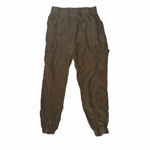 Thread & Supply Utility Jogger Pants Women’s Small Olive Green Cargo Pockets - Picture 1 of 5