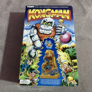 Vintage 80s Tomy KongMan Boxed Complete Fully Working Donkey Kong Tabletop Game - Picture 1 of 14