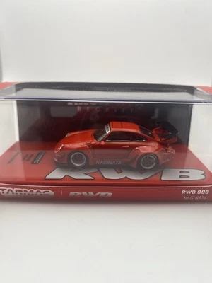 Красный Porsche Rauh-Welt Begriff RWB 993 Wu масштаб 1:64 Tarmac Works Hobby64 - Изображение 1 из 3