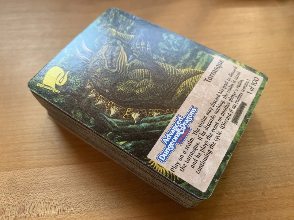 Spellfire CCG, Forgotten Realms, Complete Set 1-100, No Chase, Mint, TSR, 1994 - Image 1 of 1