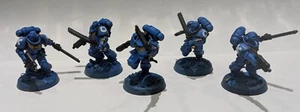 E204 Ultramarine Assault Intercessor Squad Part-Painted Warhammer 40K - Picture 1 of 5