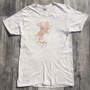 Vintage 1960s Roy Rogers Cowboy T Shirt Van Huesen Pak Nit Rockabilly L M - Picture 1 of 12