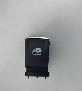 Electric window switch Chrome Passenger Side fits VW Golf VII 7 2012-2021 - Picture 1 of 5