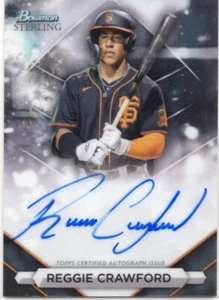 2023 Bowman, Sterling Reggie Crawford On Card Auto - Picture 1 of 2