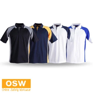 Kids Mascot Shorts Sleeves Polo Stylish Flat Knitted Collar PS49K - Picture 1 of 12