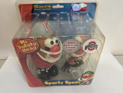 2009 Mr. Potato Head ~ Sports Spuds College Exclusive  OHIO STATE FOOTBALL Rare Cover