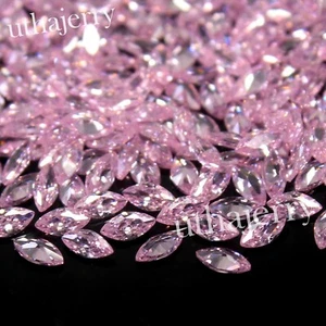 Fancy VVS1 rosa Farbe Diamant lose 10 Stück Lot 3x1,5 mm Marquise Top Schliff - Bild 1 von 9