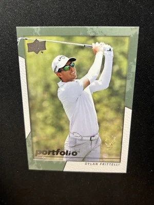 2024 UD Portfolio Golf Color Photo 38 Dylan Frittelli - Image 1 of 2