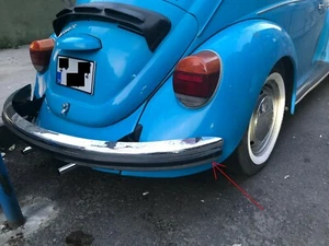 BUMPER MOULDING RUBBER REAR VW TYPE1 SUPER BEETLE BUG BEETLE 68-73 113707201A - Picture 1 of 2