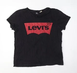 Camiseta Levi's Negra M Unisex Adultos Cuello Redondo - Imagen 1 de 12
