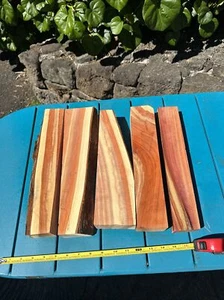 Aromatic Hawaiian Bermuda Cedar Wood For Craft 5@11-12 7/8”x2-3.5”x2” - Picture 1 of 11