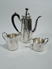 Kalo Coffee Set - 13 - Arts & Crafts Craftsman - American Sterling Silver 
