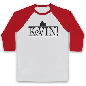 Kevin! McCallister Home Alone Christmas Wet Bandits Xmas Adults Baseball Shirt - Picture 1 of 9