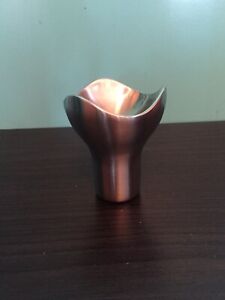 Georg Jensen Small  Polished Stainless Steel Candleholder