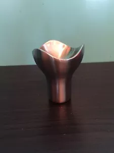 Georg Jensen Small Polished Stainless Steel Candleholder - Picture 1 of 6