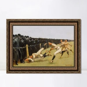 Lona enmarcada Estampado Giclee Touchdown Yale vs. Princeton por Frederic Remington - Imagen 1 de 16