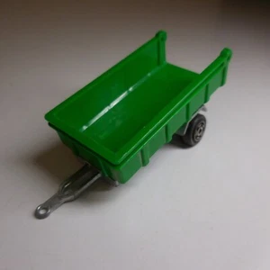 N9029 Trailer Miniature Farming Craft Public Majorette Metal Plastic - Picture 1 of 12