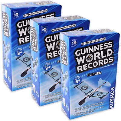 3x Kosmos Experimentierkasten Flieger Physik Experimente für Kinder ab 8 Jahre