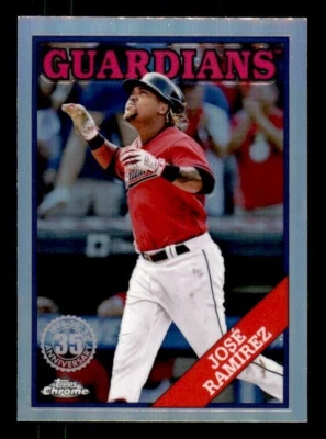 2023 Topps Chrome '88 Topps #88BC17 Jose Ramirez Guardians - Image 1 of 2