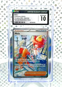 CGC 10 Mela 254/182 Paradox Rift Secret Illustration Rare Pokemon Trainer Card - Picture 1 of 1