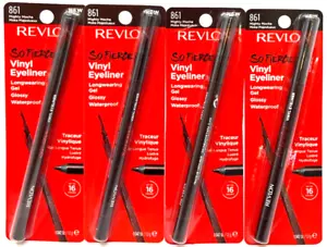 (4) Revlon So Fierce Vinyl Eyeliner Sealed 0.042 oz Each 861 - Mighty Mocha - Picture 1 of 3