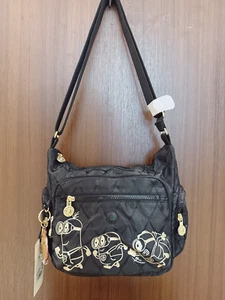 Nuevo con etiquetas Bolso Bandolera Kipling Gabbie MINIONS Negro con Llavero - Imagen 1 de 7