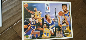 1991 UPPER DECK SHEET PARIS MCDONALDS LAKERS MAGIC JOHNSON WORTHY # 249/50,000 - Picture 1 of 1